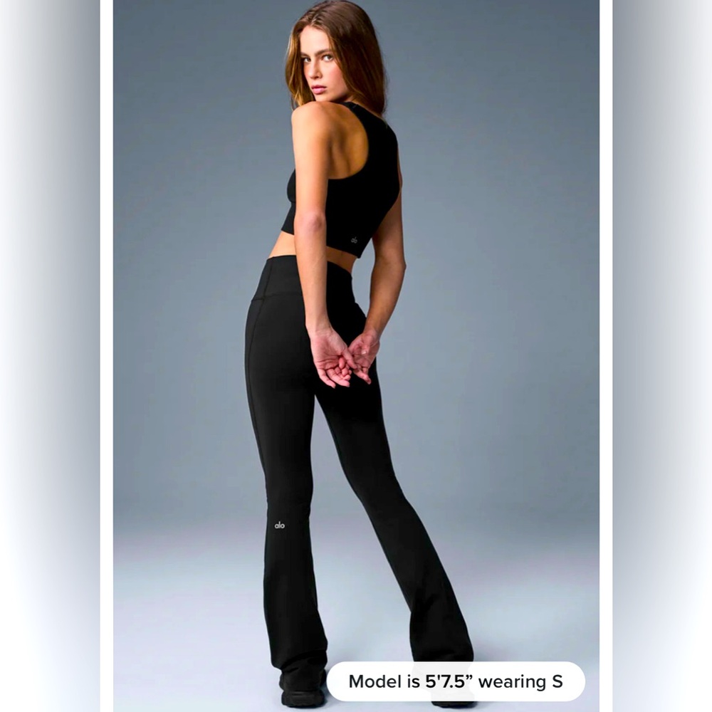 ALO airbrush high waist boot cut 7/8 legging. Worn once! Two available!